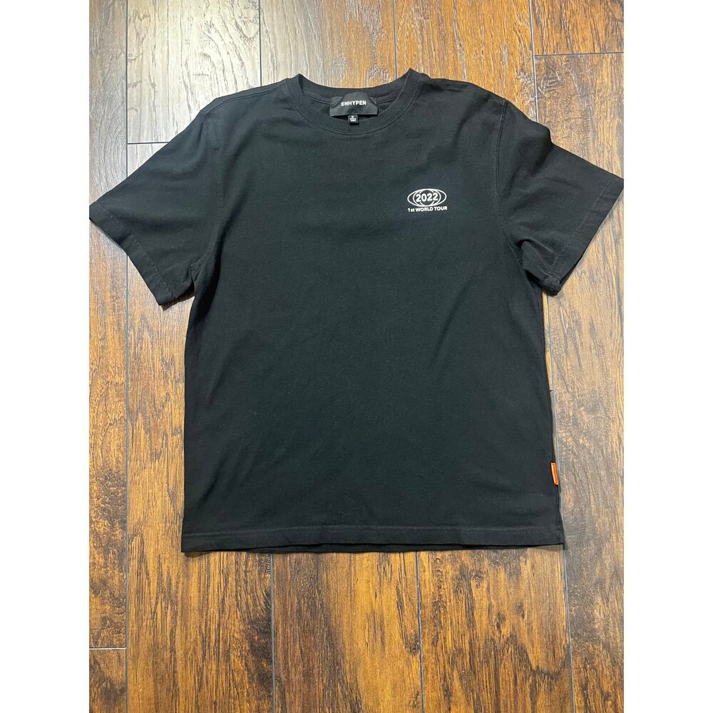 ENHYPEN 2022 1st World Tour Manifesto 100% Cotton Black Mens M *NO PHOTO CARD